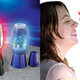 Illustration for article titled Lava Lamp Shot Glasses Blink with LEDs, Turn You Into a Vampire